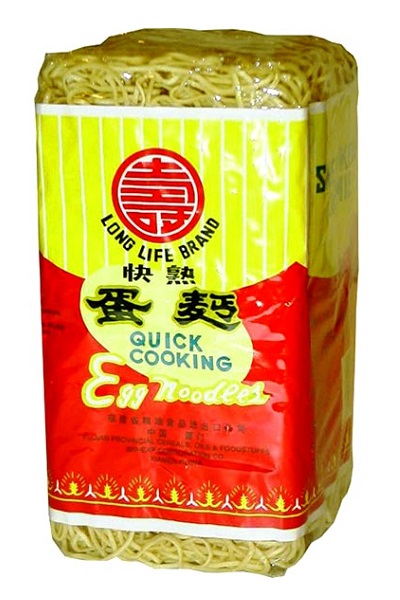 Noodles cinesi di grano con uovo Long Life brand 500g.